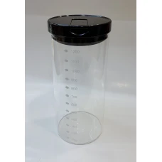 #WM9521-1200; Glass airtight jar 1200ml..