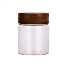 #YR65-210; Glass airtight jar 210ml..