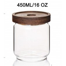 #YR90-450;  Glass airtight jar 450ml..